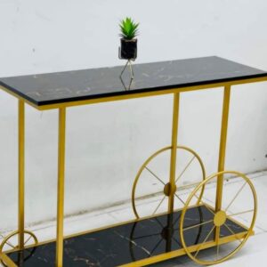 Wheeled Console Table