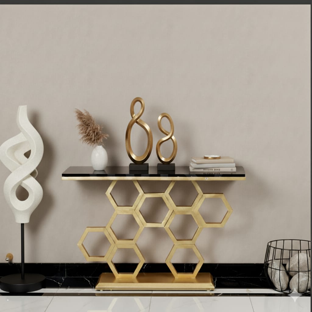 Honeycomb Console Table