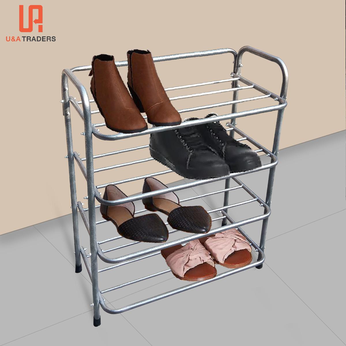 Metallic Shoe Rack